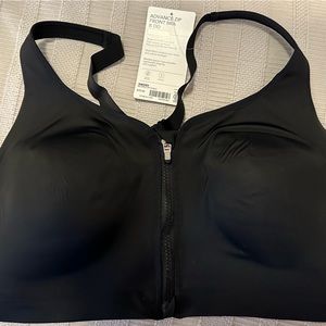 NWT Athleta Advance Zip Front Bra 38DD